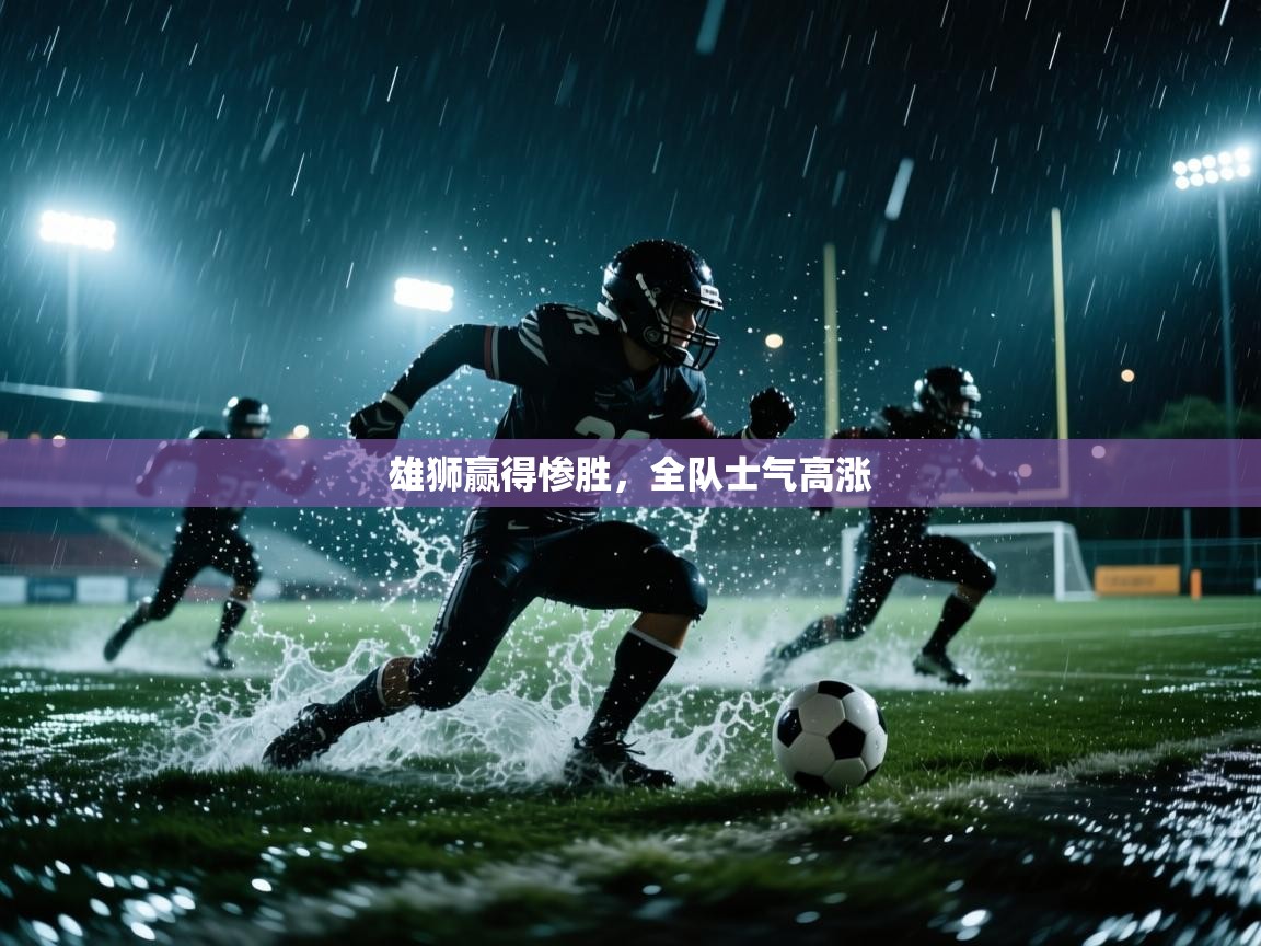雄狮赢得惨胜,全队士气高涨 第2张